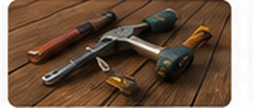 Outils professionnels de couvreur